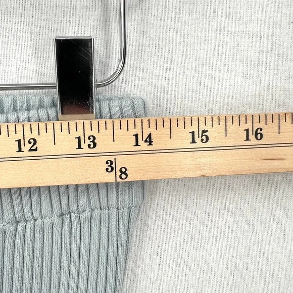 LUNYA Lounge Shorts Womens Large Chilled Blue Cozy Cotton Silk Bike Shorts NEW - Picture 12 of 14